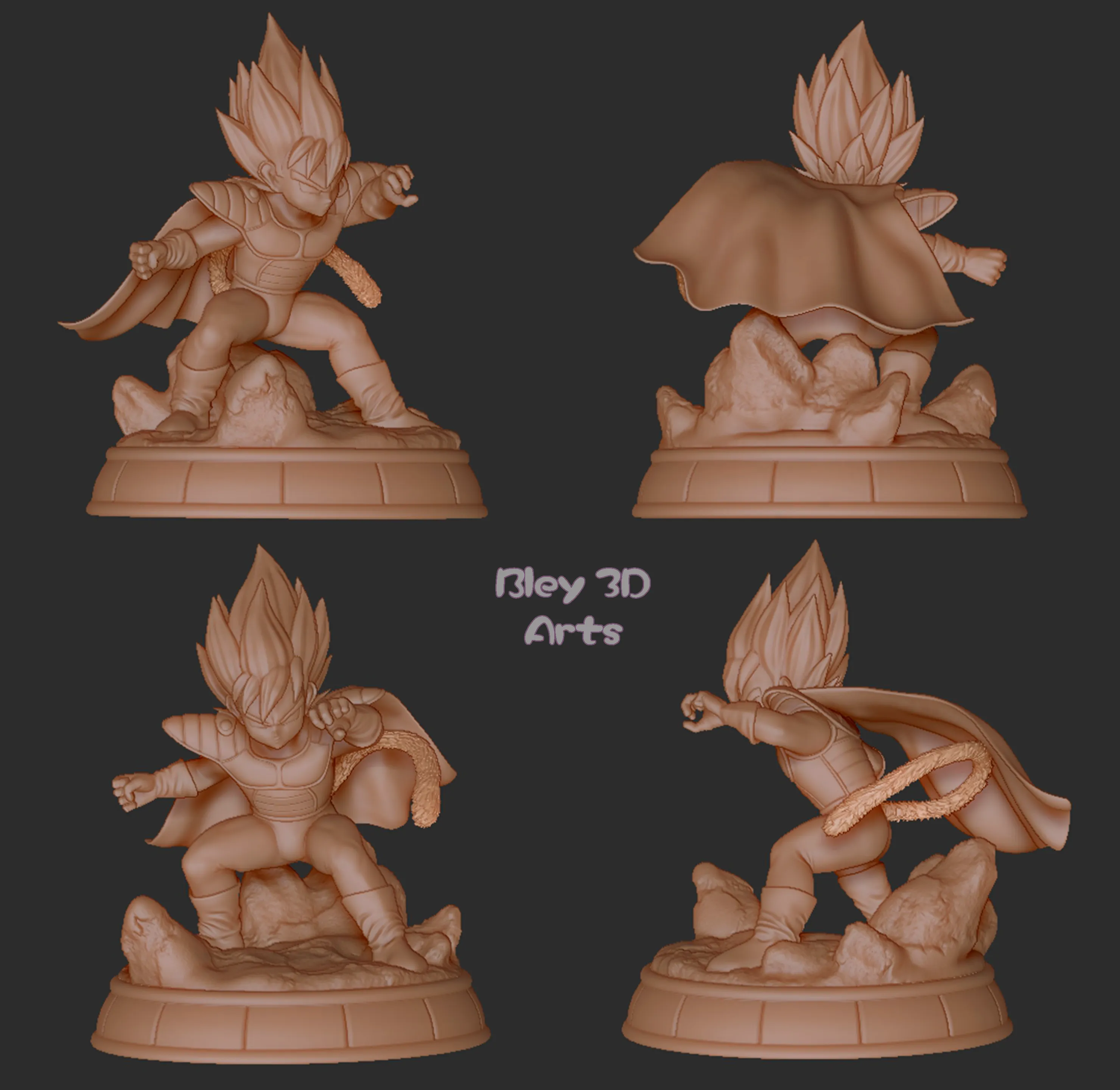 Kid Vegeta STL