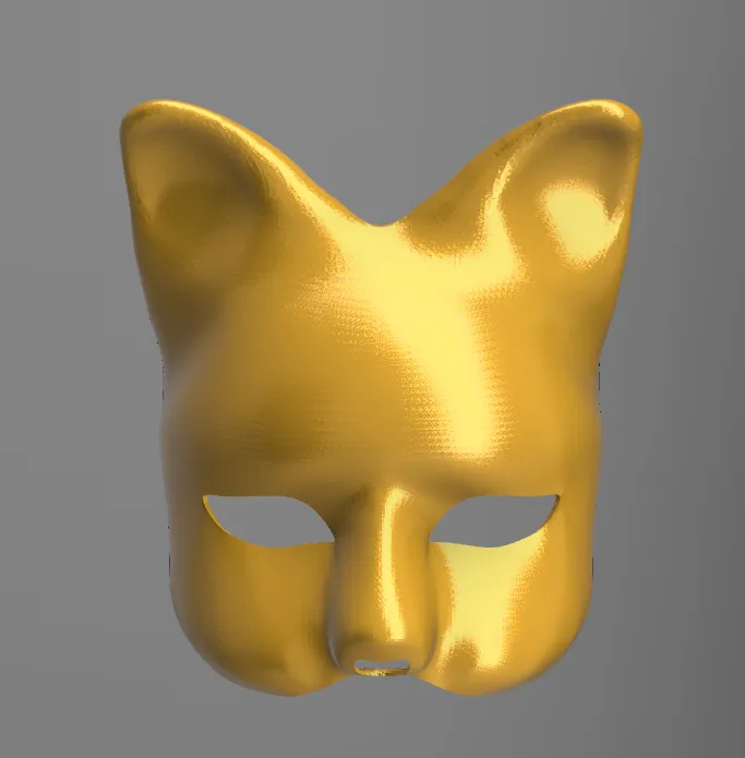 Masque Chat Design 3D | Modèle de Cosplay et Déguisement