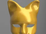 Masque Chat Design 3D | Modèle de Cosplay et Déguisement-3