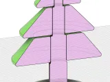 Giocattolo ad Albero di Natale Impilabile – Festività Sicure e Divertenti-3