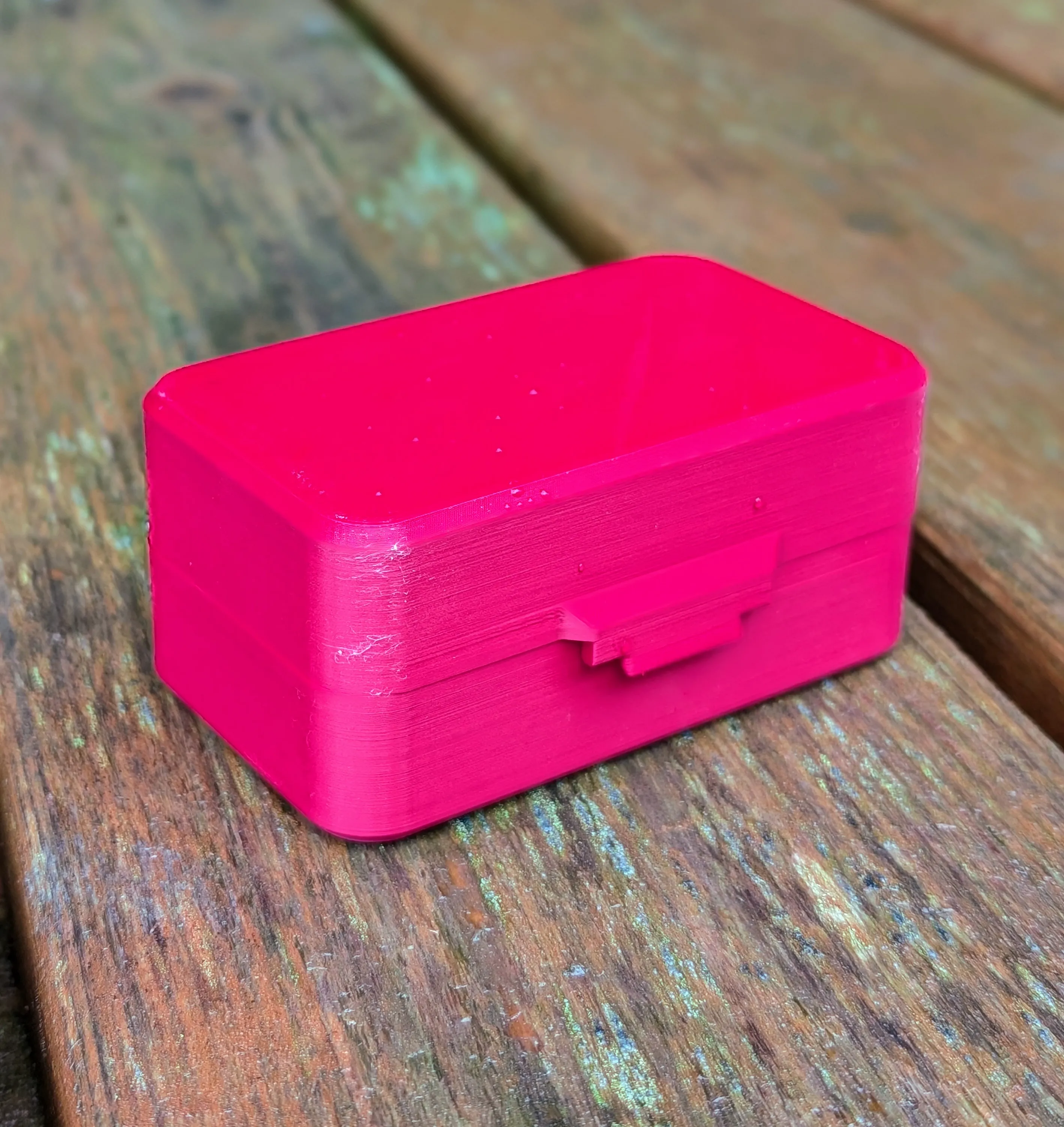 Print-In-Place Hinged Snap-Fit Box