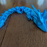 'HORNY DRAGON' - PRINT-IN-PLACE, ARTICULATED DRAGON-1