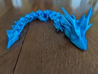 'HORNY DRAGON' - PRINT-IN-PLACE, ARTICULATED DRAGON-1