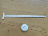 2-Piece Mounting Zip Tie with Ratchet Teeth for Pass-Through-1