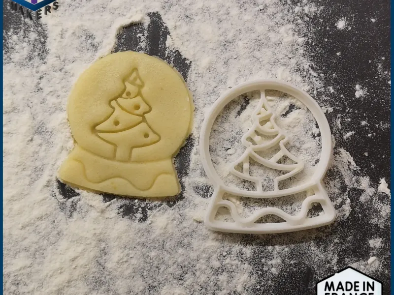 Snow globe cookie cutter