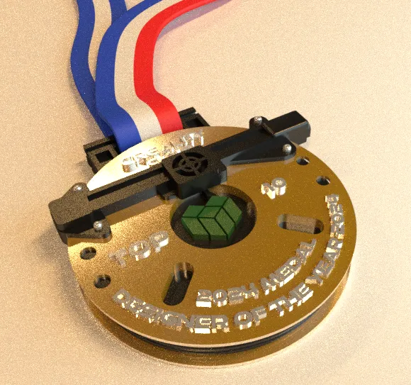 Winner of Top 10 Designers of the Year 2024 medal