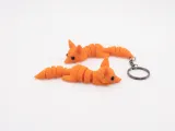 Cute Flexi Fox + Keychain-3