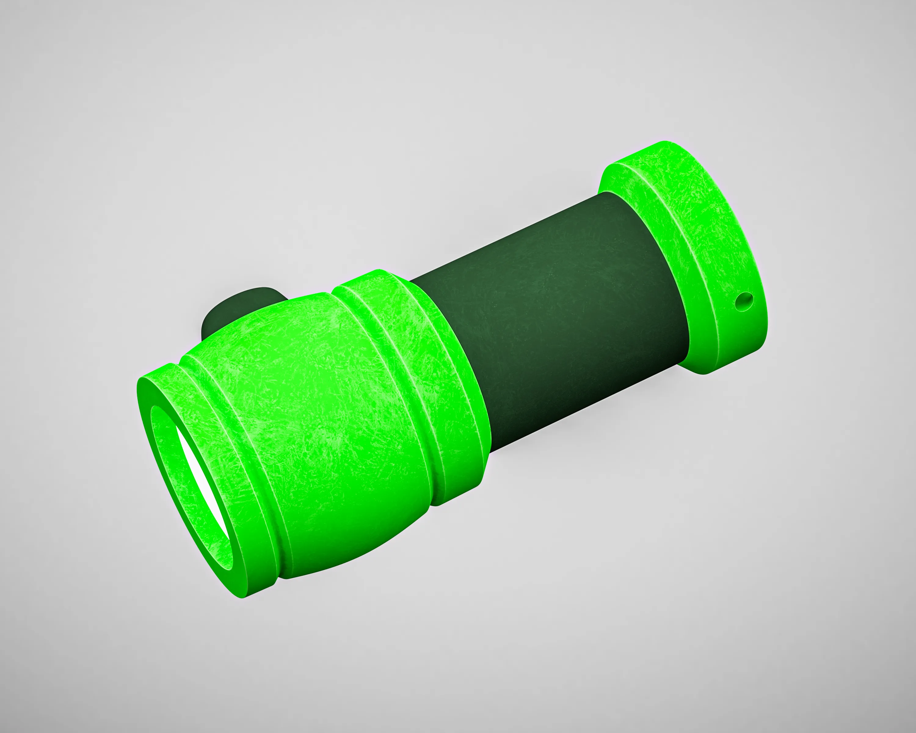 Lethal Company Flashlight - 3D Printable STL Model