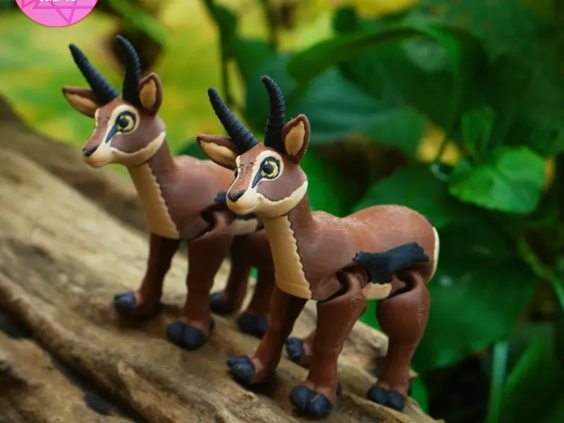 PRINT IN PLACE CUTE FLEXI ANTELOPE