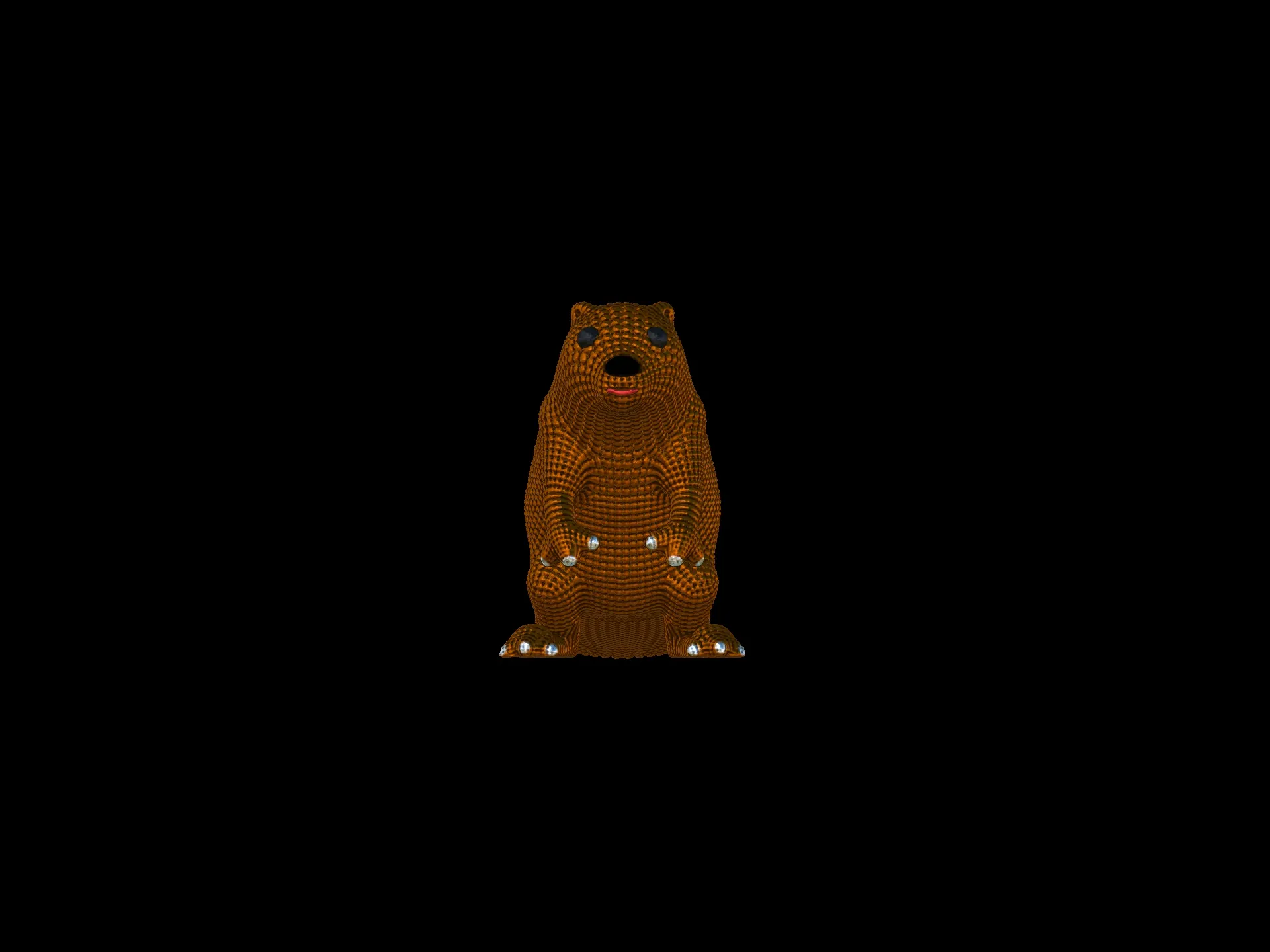 Cute Net Beaver Miniature