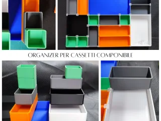 Organizer da cassetto componibile