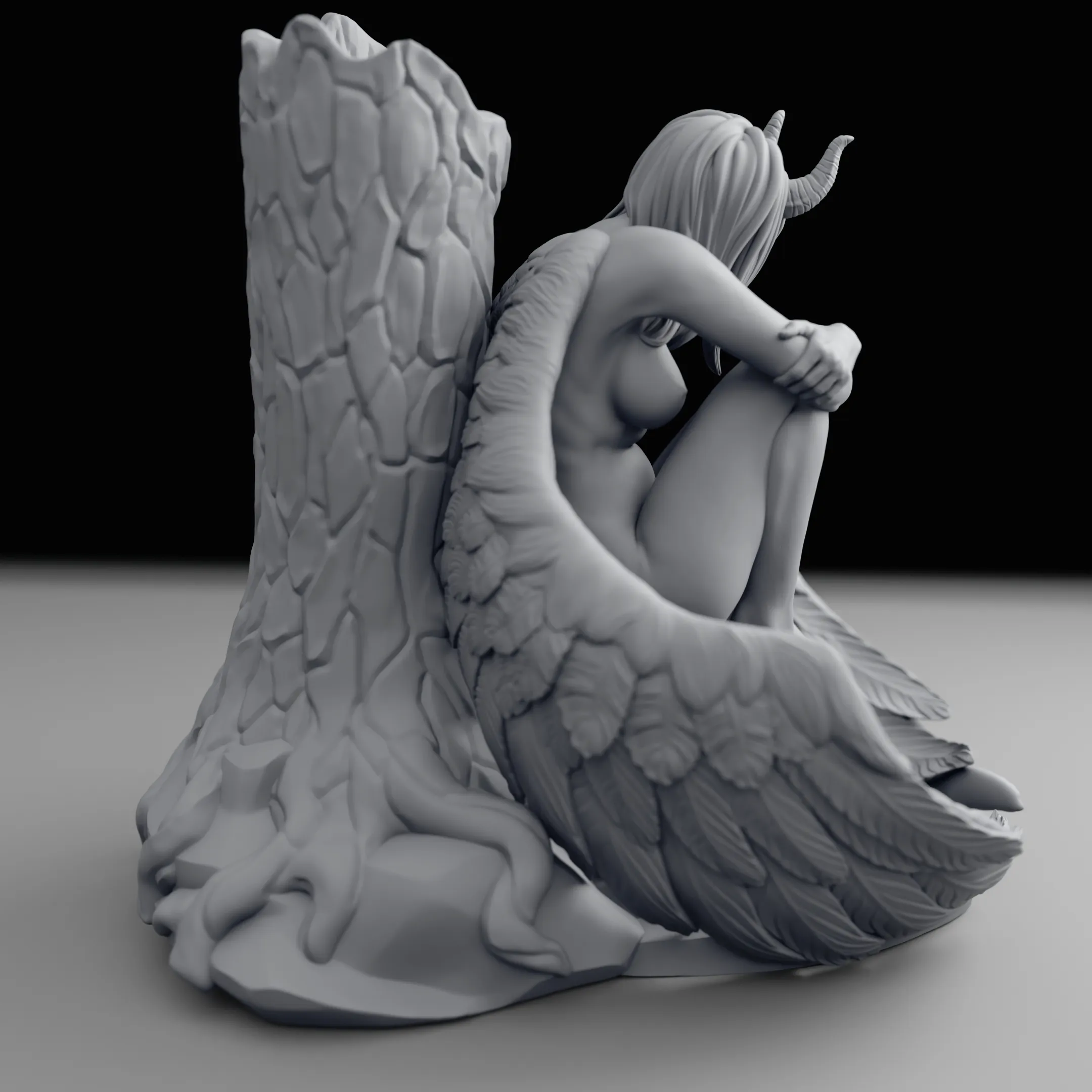Fallen Angel Sculpture