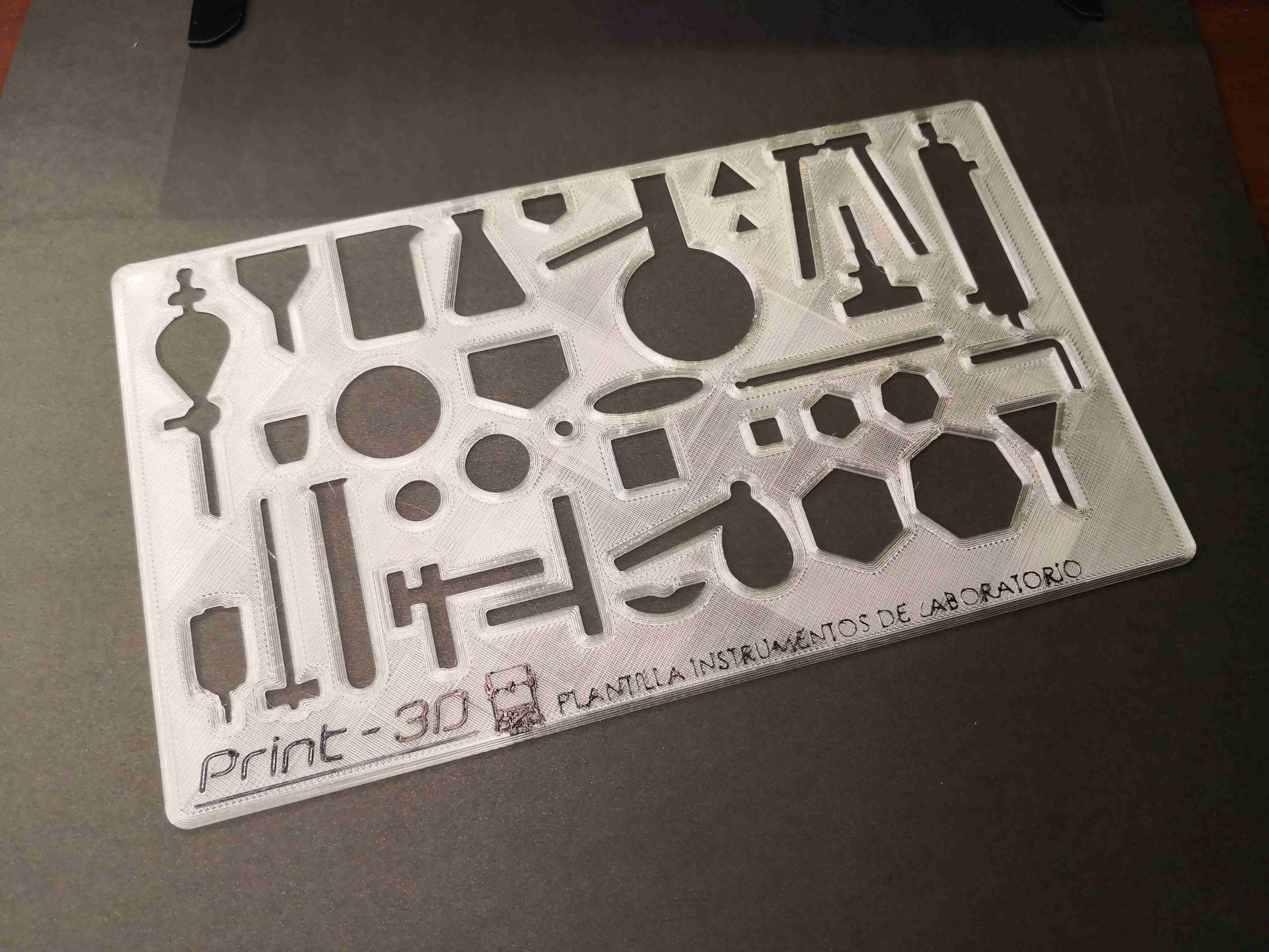 Chemical Laboratory Equipment (1) - Drawing Template/Stencil | 3D ...