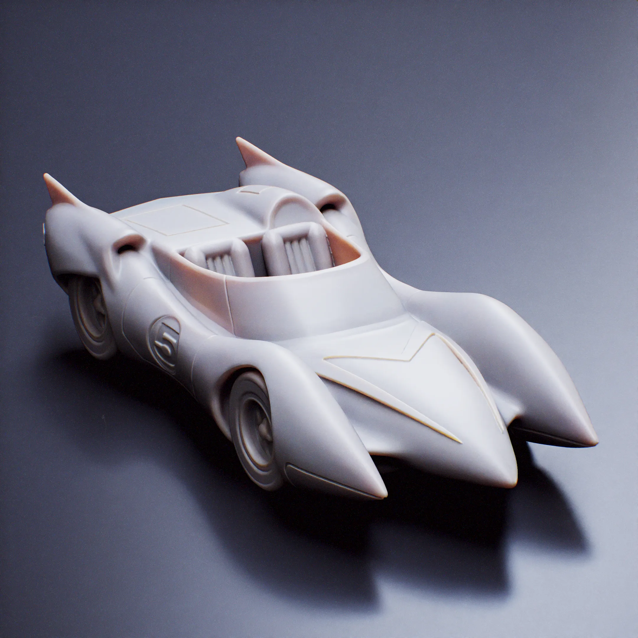 Mach 5 - Speed Racer Car - Print by parts