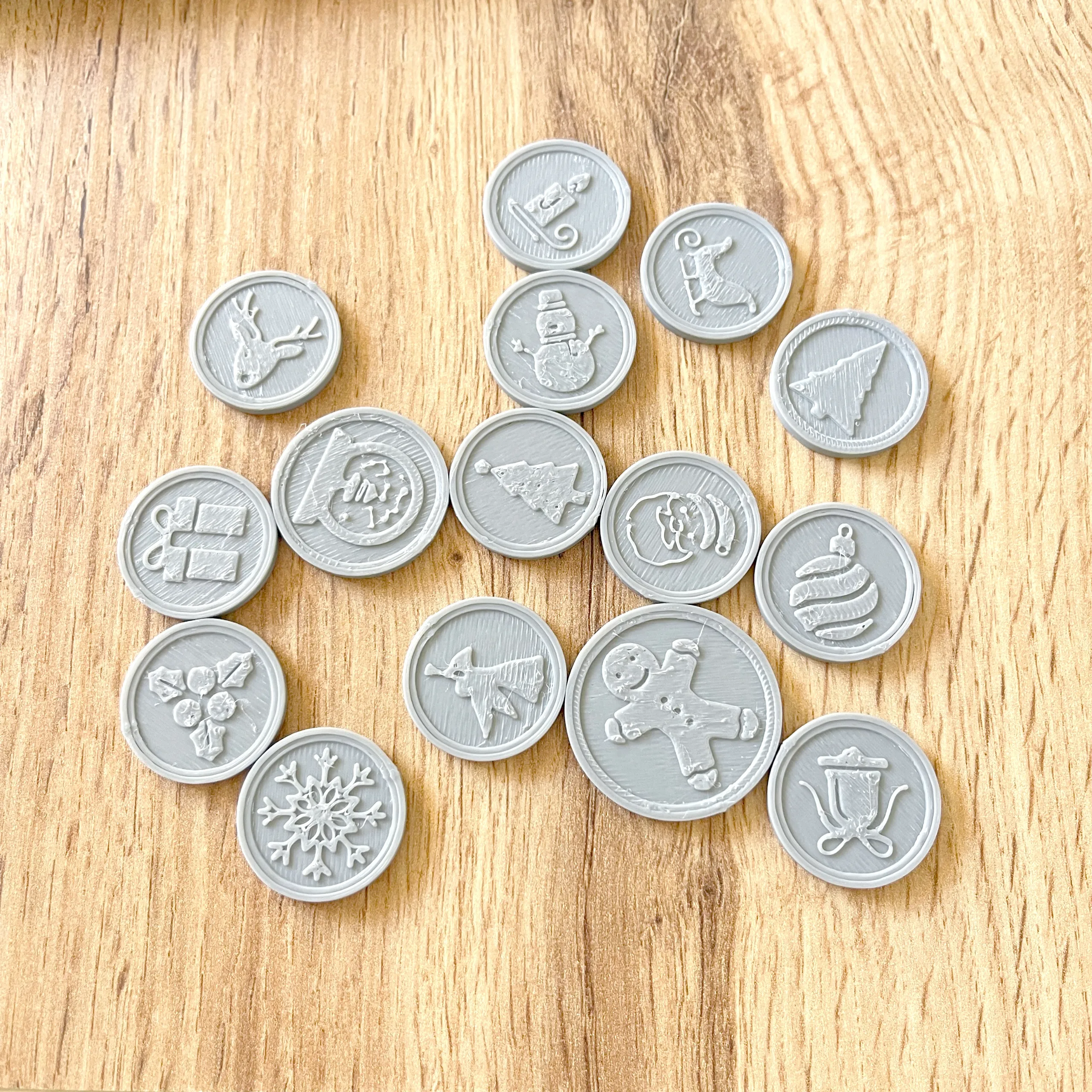Christmas Coins, Playing coins, coins, Christmas motive-1
