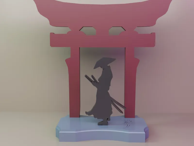 Samurai Desk Decoration