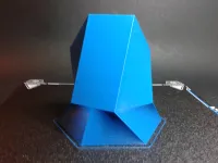 Spiralised Hexagonal USB and SD Card Holder-6