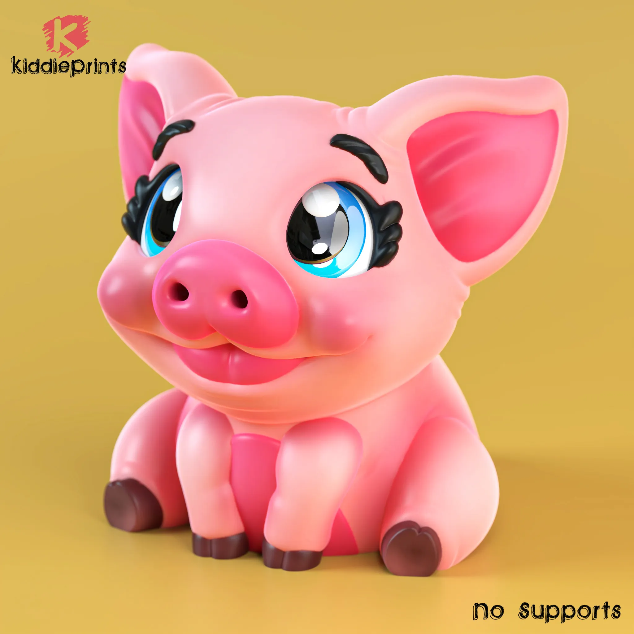 CUTE BABY PIG ( NO SUPPORTS)