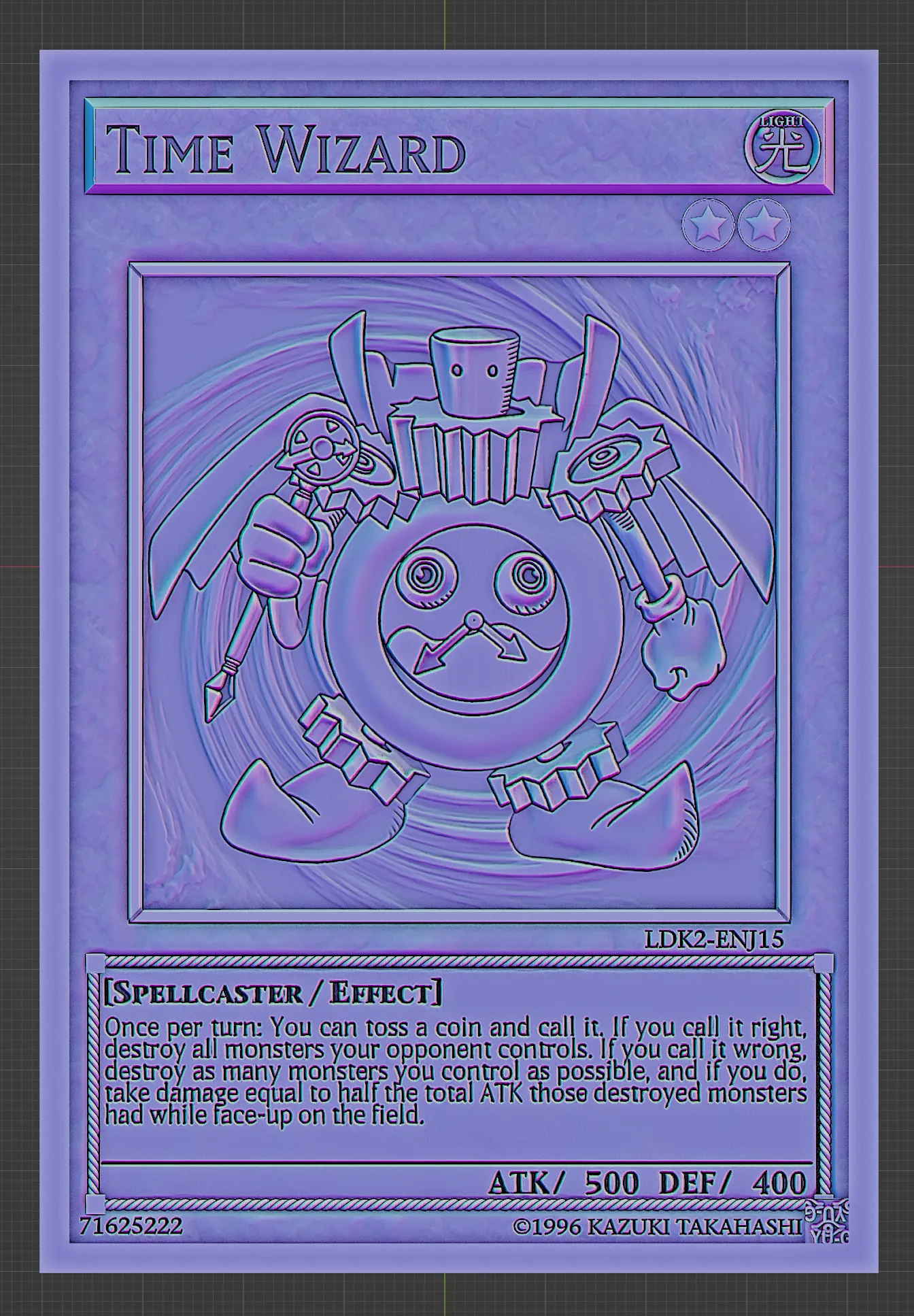 Zeitzauberer-Yugioh-Karte