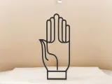 Abhaya Mudra Line Art - Desktop Line Art-0
