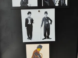 Charlie Chaplin in the movie The kid - hueforge