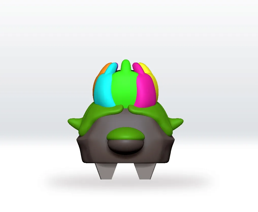 Dandys World Loyal Bud Pebble STL 3D Model Character Fanart