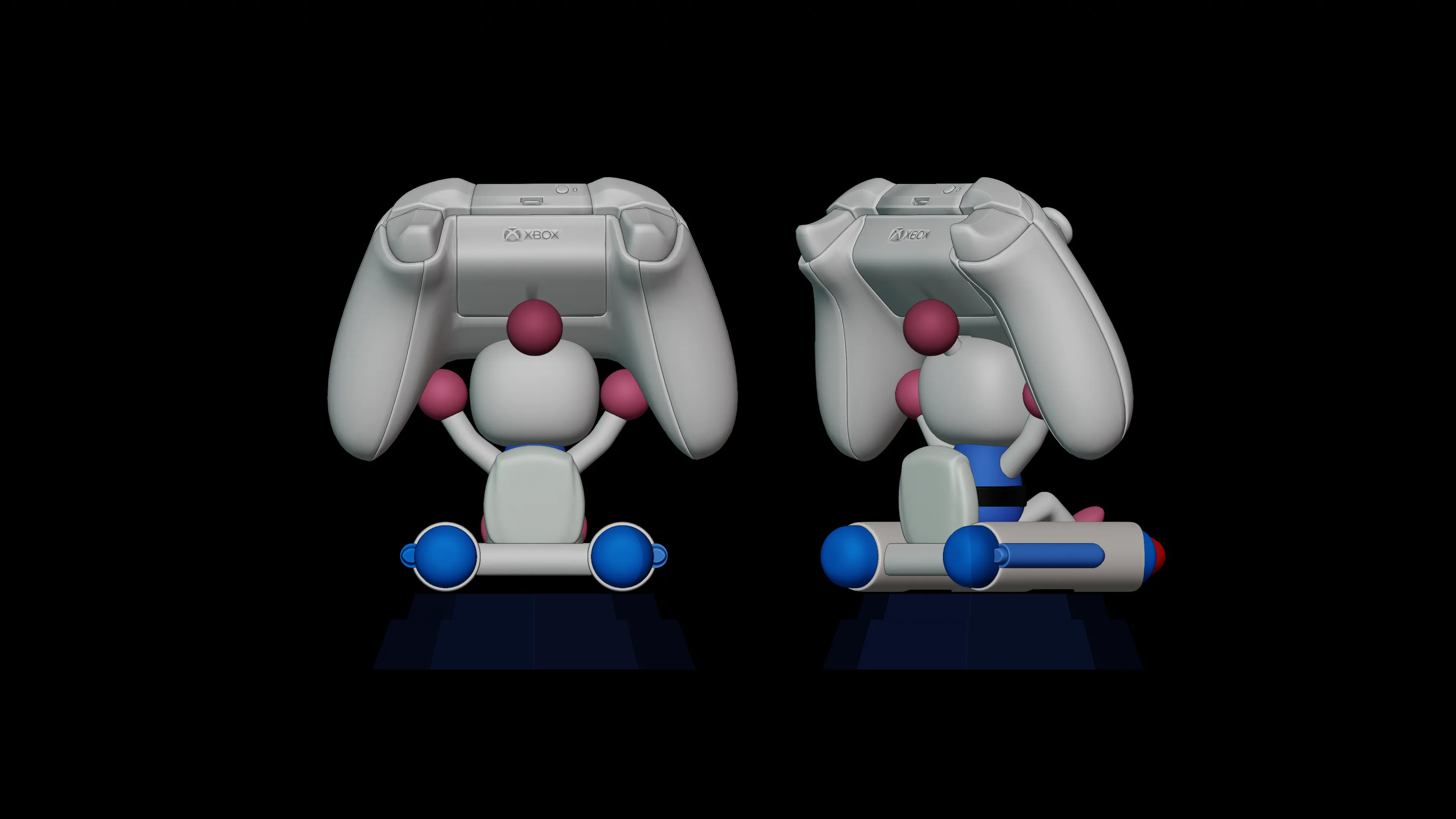 Bomberman 4 Joystick Stand Figure
