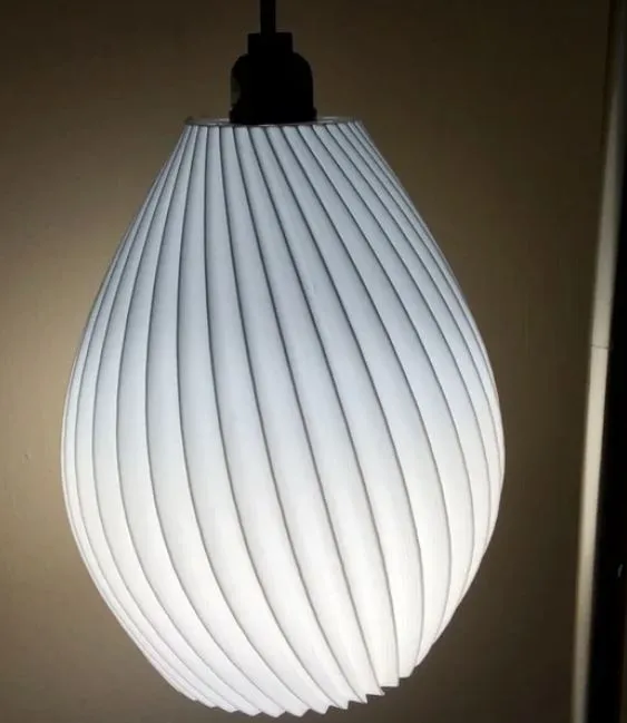 spiral lamp shade