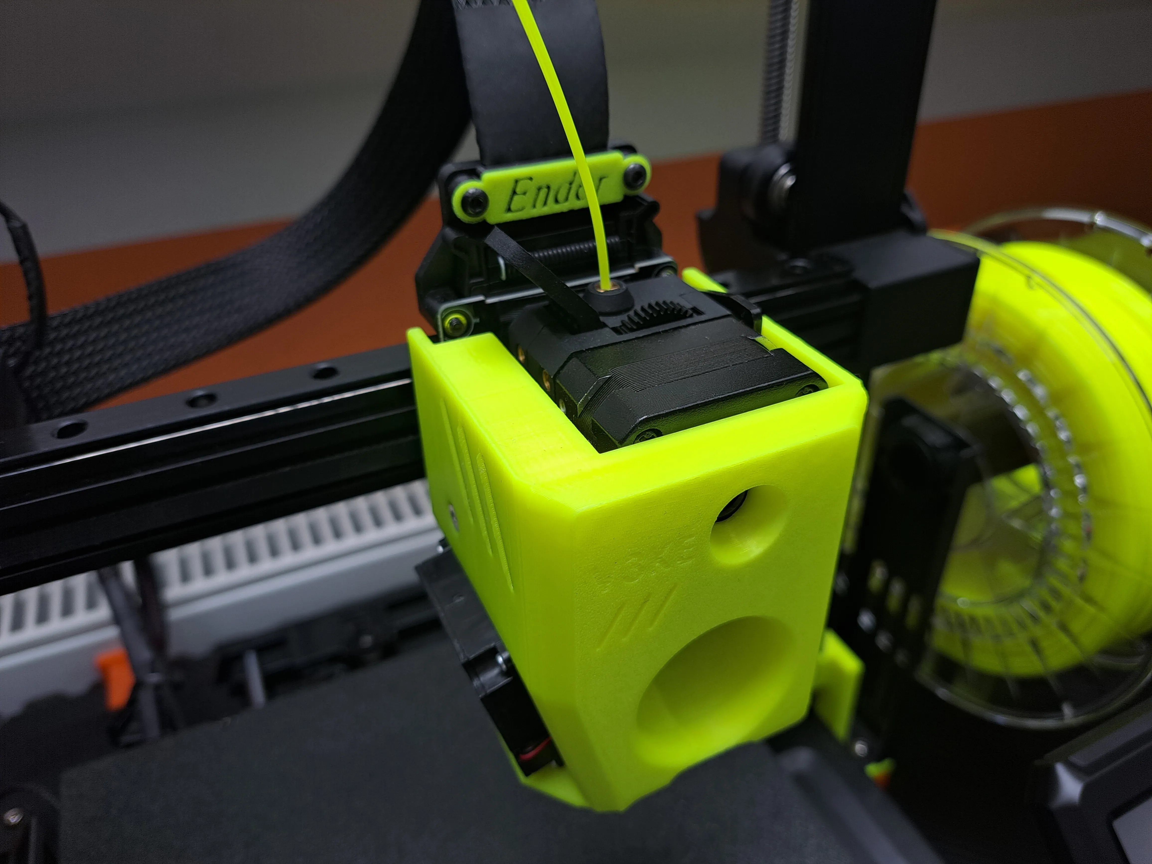 Hotend cover redesign for Ender 3 V3 KE