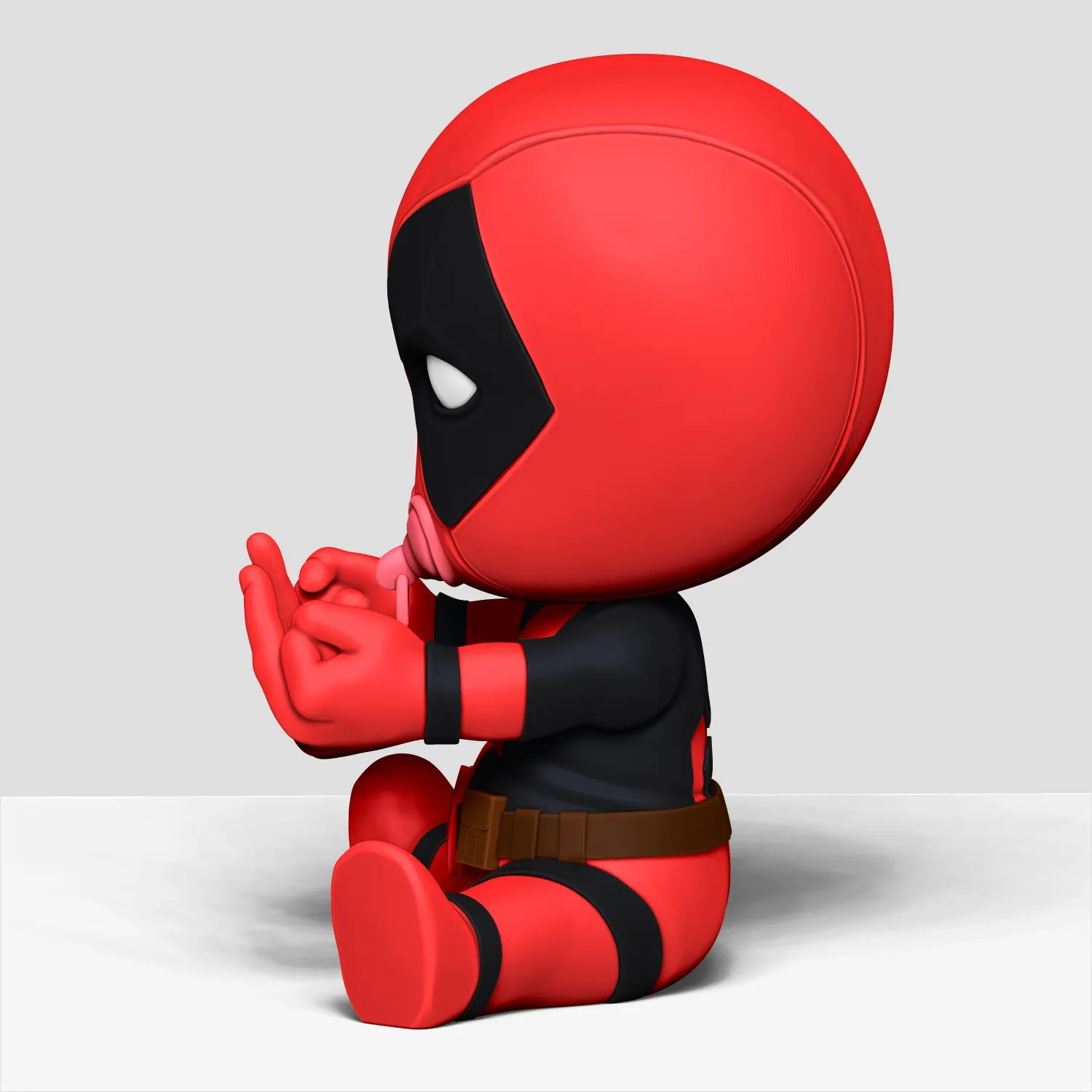 Baby Deadpool Middle Finger
