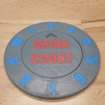 Home print settings: Drink Count Coaster - Creality.3mf