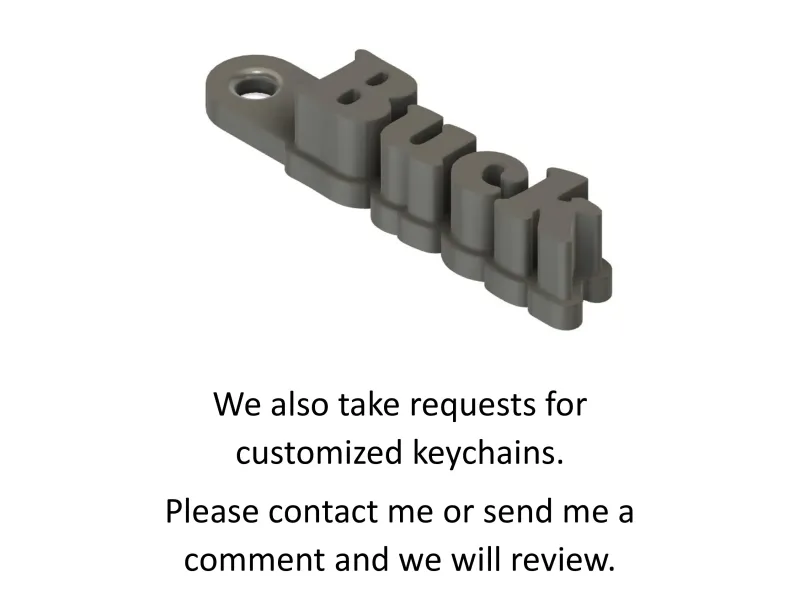 Buck Keychain / Keyring
