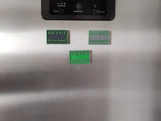 OH S#!T magnet