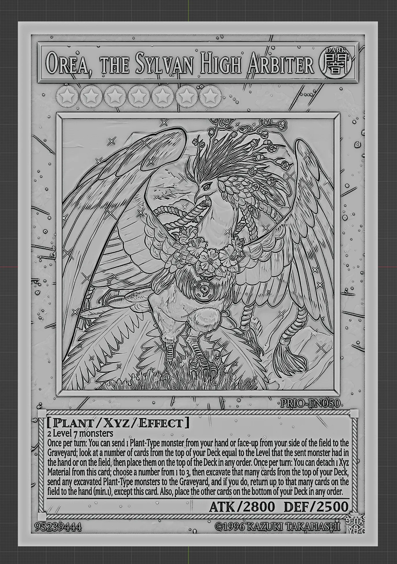 Yu-Gi-Oh! Orea The Sylvan High Arbiter (PRIO-EN050) – Secret Rare, 1st Edition Sammelkarte