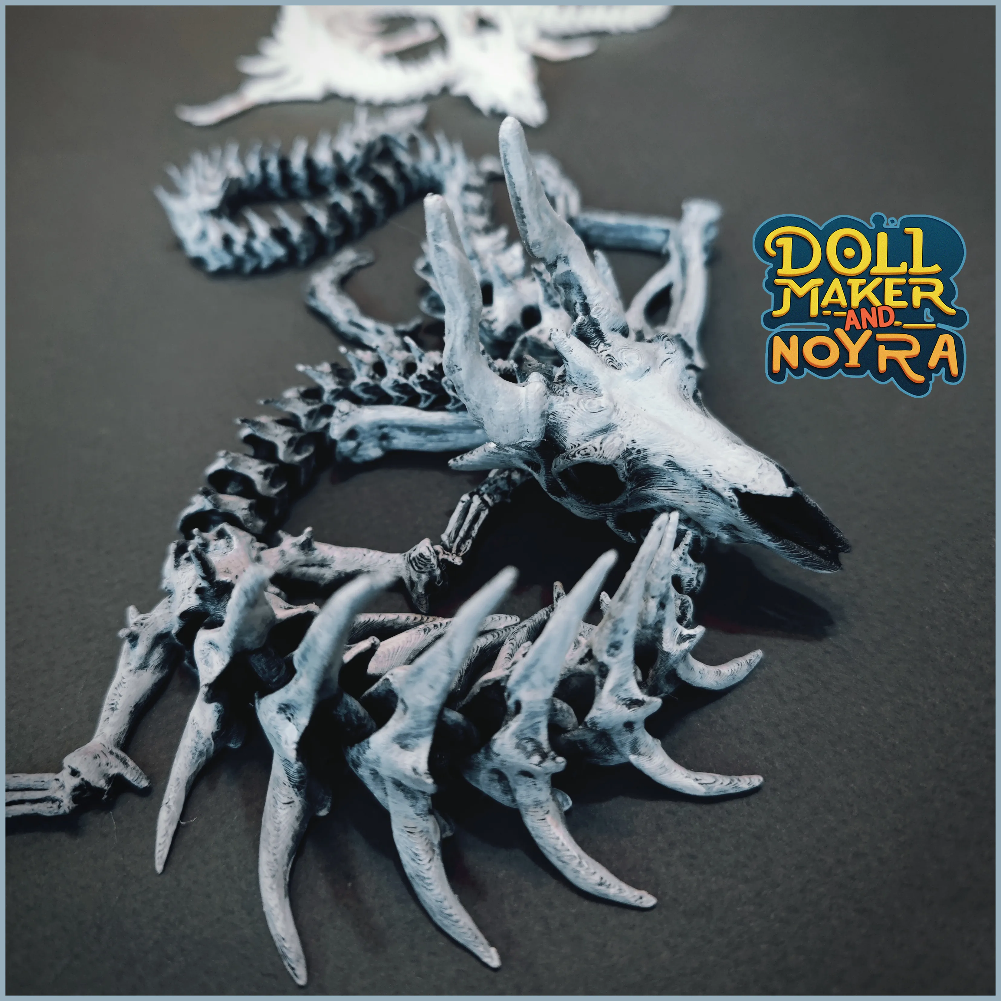 Articulated dragon skeleton