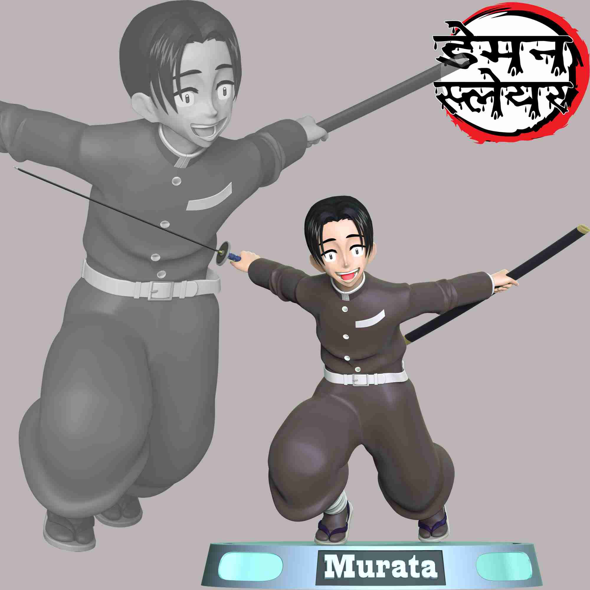 Murata - Demon Slayer | 3D models download | Creality Cloud