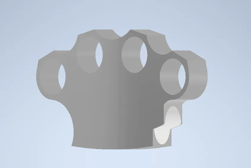 knuckleduster + Bic Lighter Case (with and without spikes)