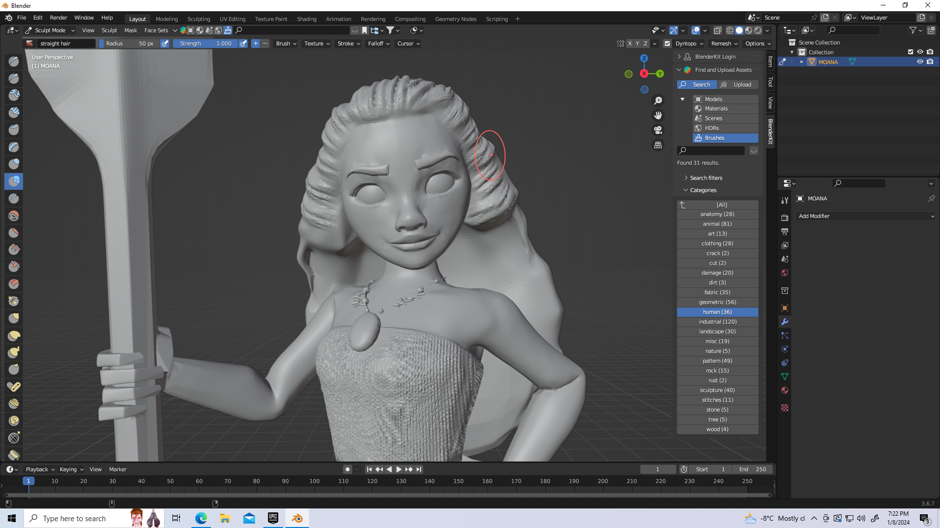 MOANA - MOANA | 3D models download | Creality Cloud
