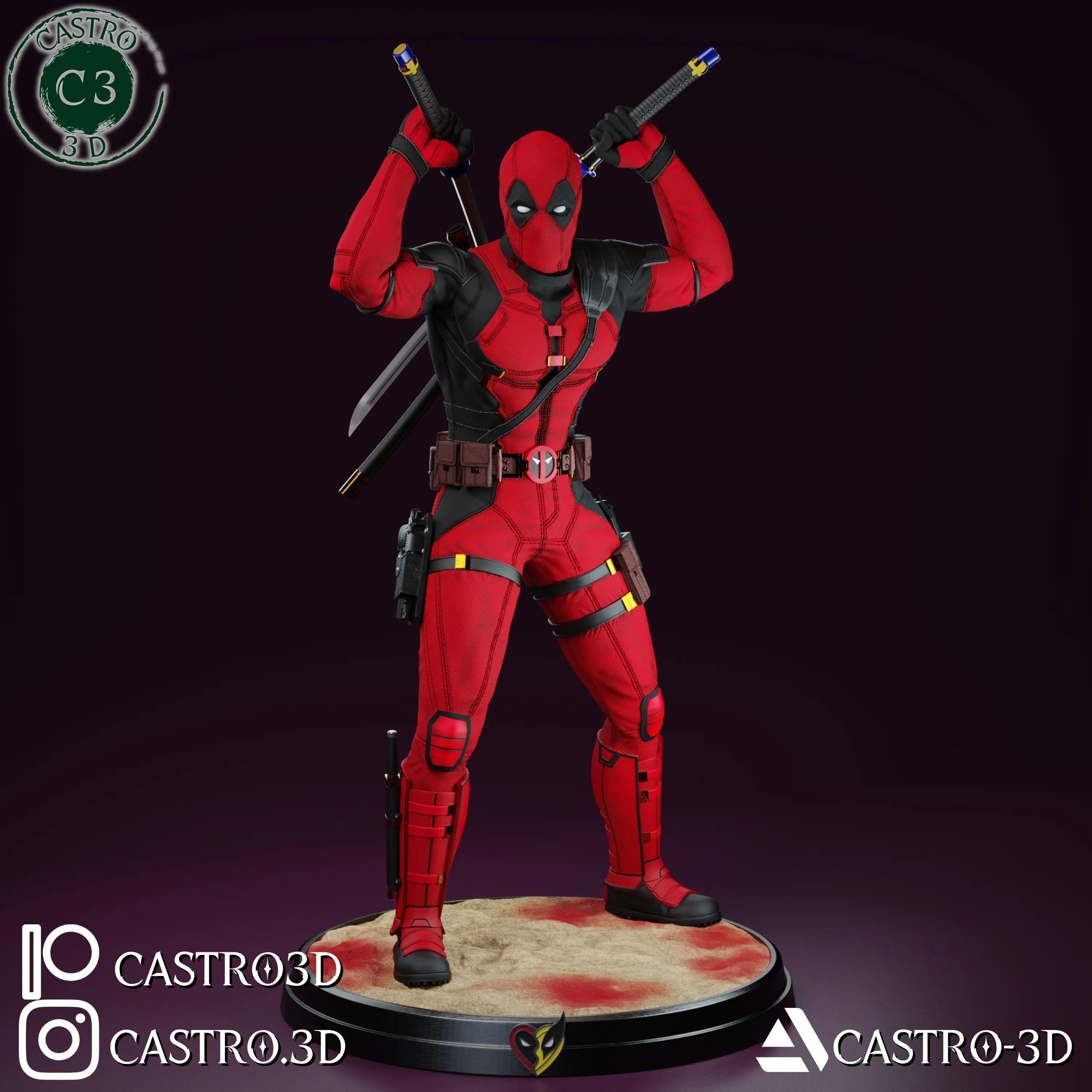 Deadpool - Deadpool und Wolverine Fankunst