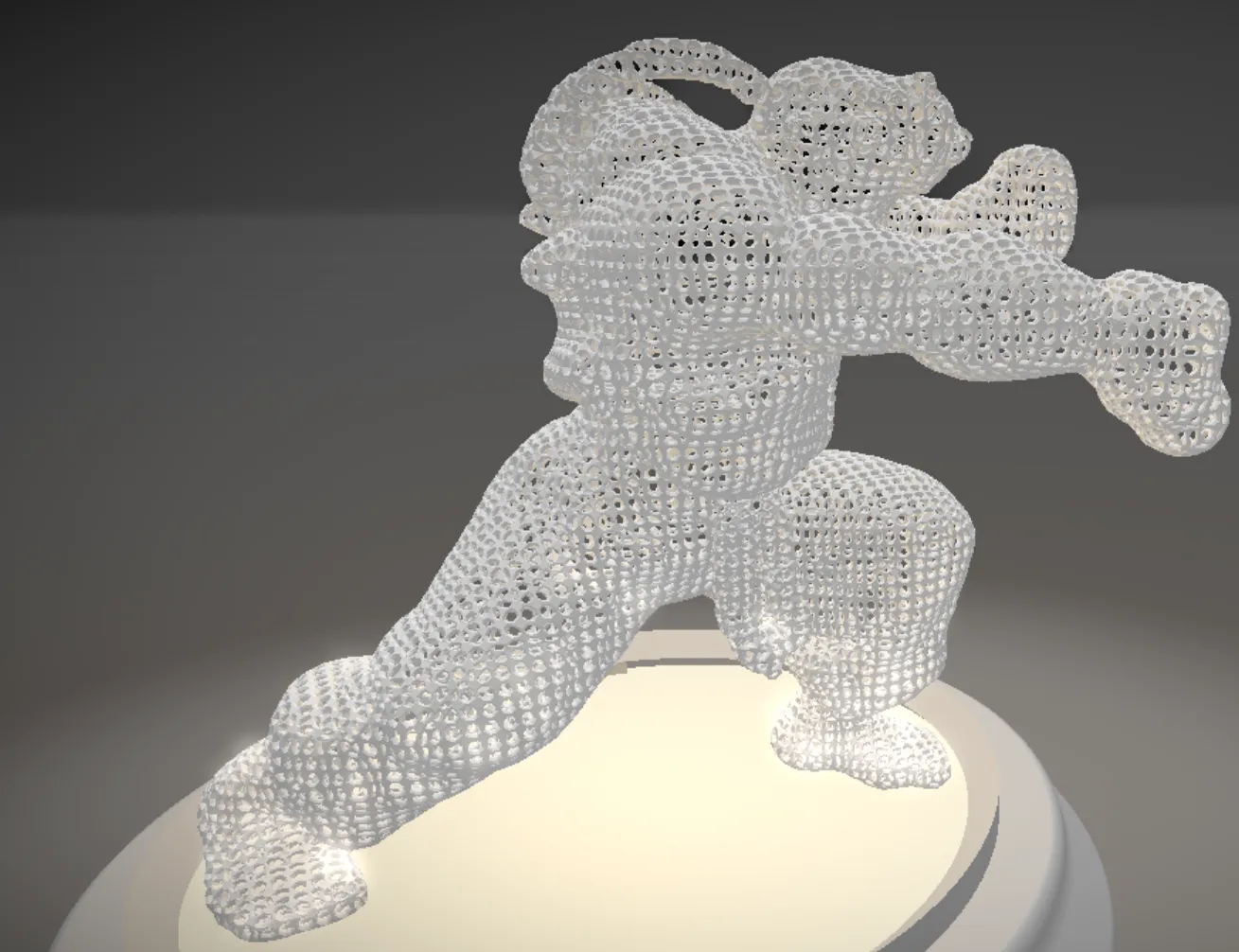Street Fighter Ryu 3D LED Lamp - Hadouken Pose for Gamers!