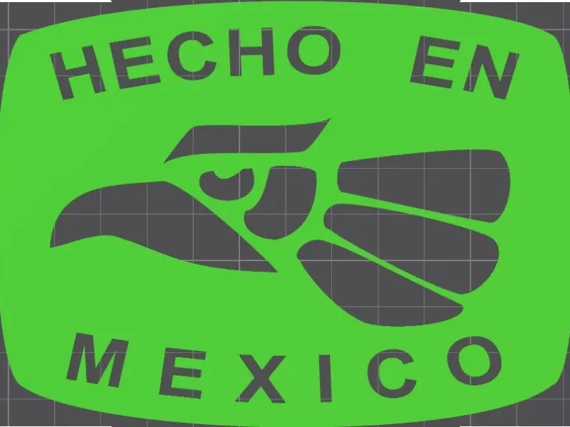 Placa Hecho En Mexico