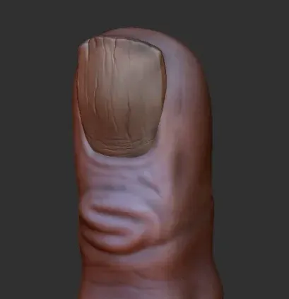 Big toe Crock charm