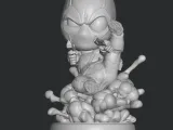 Mini Deadpool statue stl file 3d printing, 3d print file-1