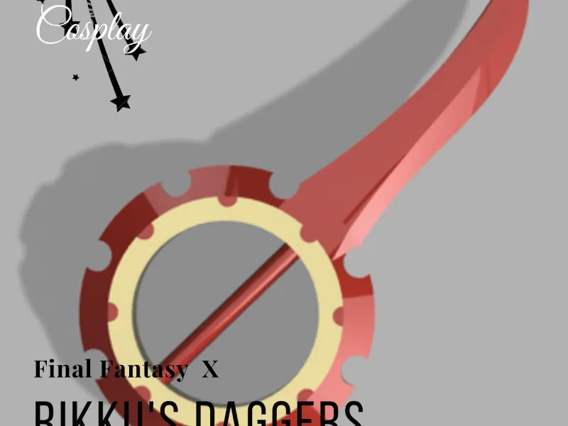Rikku Daggers 3D Model