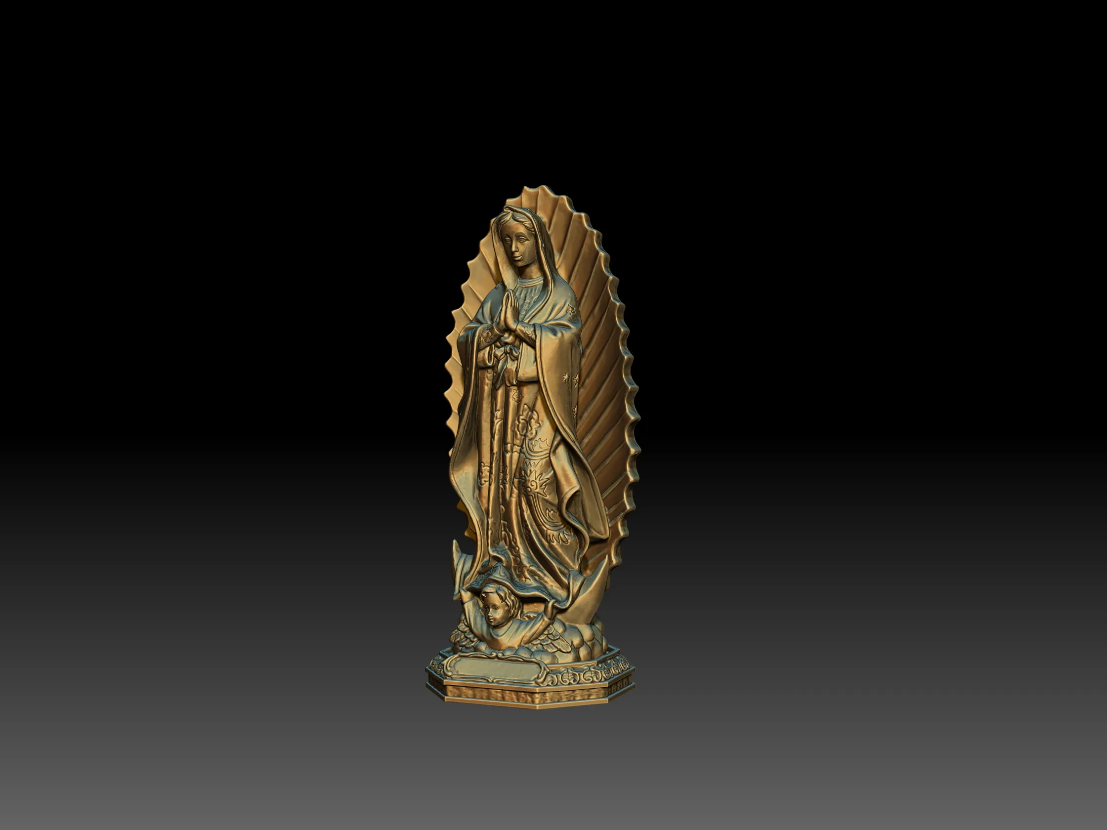 Our Lady of Guadalupe statue Virgin