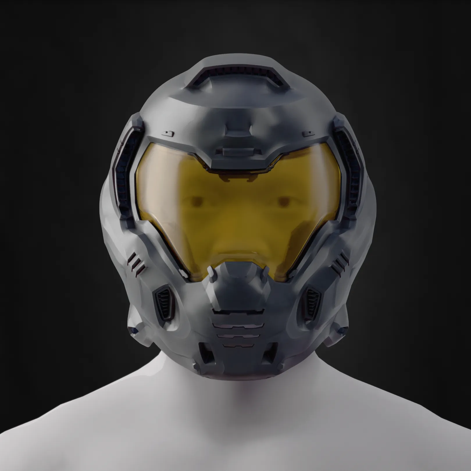 Doom Helmet Cosplay STL