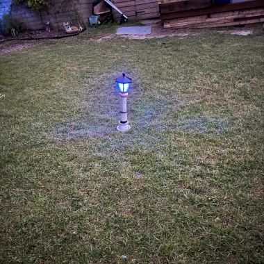 Victorian lamp post with floor spike-1