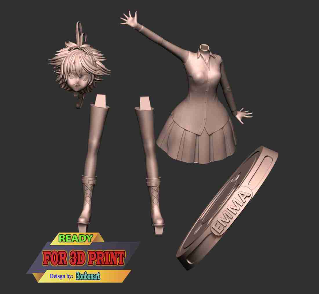 Emma: The promised neverland 3d model