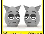 Gray Easter Egg-0
