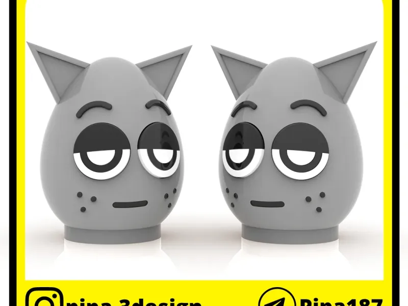 Gray Easter Egg